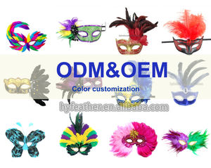 Maschera Animale Bianca Fai-<span class=keywords><strong>da</strong></span>-Te Mezza Faccia per Costume Cosplay Artigianato Festa Compleanno Carnevale Vacanze Danza - Product Image 6