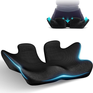 <strong>Extra</strong> <strong>Large</strong> Memory Foam Seat <strong>Cushion</strong> Thick for Long Sitting - Product Image 1