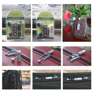 TSA Approved Steel Wire Combination Lock Zinc Alloy Electroplated Backpack Travel <b>Padlock</b> Mechanical 3mm Bar - Product Image 3