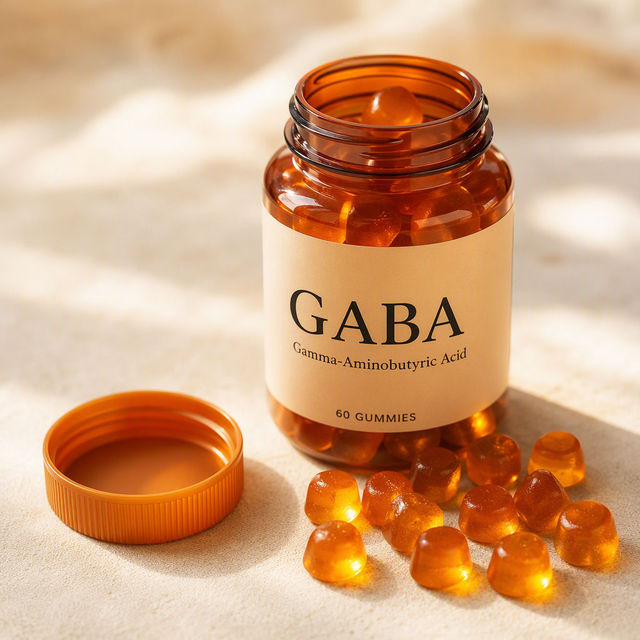 Private Label GABA Gummies 60 Count Chewable Dietary Supplement for Relaxation-Adult Use Non-Pregnant Women-OEM/ODM