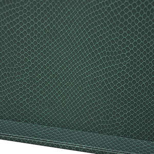 Bandeja de exhibición de cuero sintético PU verde de moda con textura de piel de serpiente para pendientes, anillos, colgantes y collares, bandeja de exhibición combinable libremente - Product Image 6