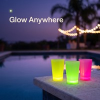 Gobelets de fête qui brillent dans le noir, gobelets fluorescents lumineux, gobelets réutilisables en plastique translucide pour bar, boîte de nuit