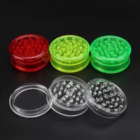 2025 Logo personnalisé Portable meilleure vente briquets broyeur d'herbes en plastique acrylique et accessoires pour fumer
