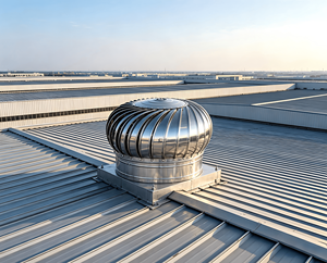<span class=keywords><strong>Ventilateur</strong></span> d'extraction électrique industriel pour toiture avec roulement à billes et pales en acier inoxydable, disponible en version OEM pour la ventilation des usines et entrepôts - Product Image 3
