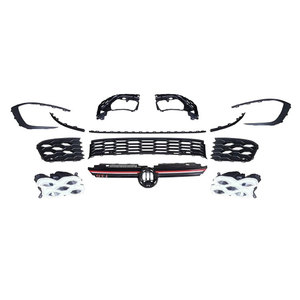 Parti Auto Modificate per Volkswagen <span class=keywords><strong>GOLF</strong></span> 8 <span class=keywords><strong>R</strong></span> <span class=keywords><strong>Line</strong></span> 2020-2024, Aggiornamento a <span class=keywords><strong>GOLF</strong></span> 8 GTI, Kit Carrozzeria Paraurti Anteriore e Fari Fendinebbia - Product Image 3