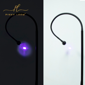 Lámpara LED Pinky Leem de 5w, Silenciosa y Personalizable, para Extensión de Pestañas, Uso en Salón y en Casa, Diseño de Media Luna Metálica - Product Image 2