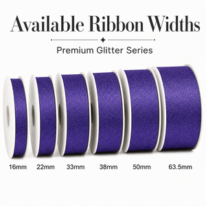 Premium Glitter Acetate <b>Ribbon</b> Multi Width 16mm-63.5mm Solid Color Satin <b>Ribbon</b> for Gift Wrapping Wedding Party Bow DIY <b>Ribbon</b> - Product Image 4