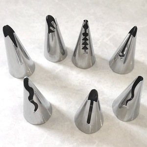 Outils de pâtisserie DIY, 7 pièces, douilles <span class=keywords><strong>à</strong></span> pâtisserie en acier inoxydable écologiques en forme de pilier pour la décoration de gâteaux, tulipe, sphère, <span class=keywords><strong>fouet</strong></span> - Product Image 4