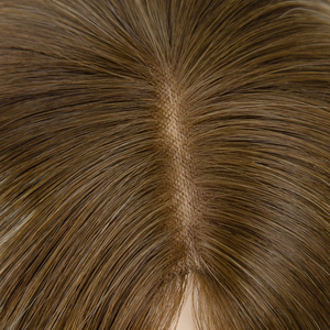 Nouvelle Arrivée 2026 : Topper en Soie 100% Cheveux Humains Européens Remy pour Femmes Blanches – Topper en V - Product Image 4