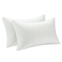 Oreillers de luxe de qualité hôtelière, taille Queen et King, lot de 2, motif uni, alternative à la mousse à mémoire de forme, pour la vente en gros