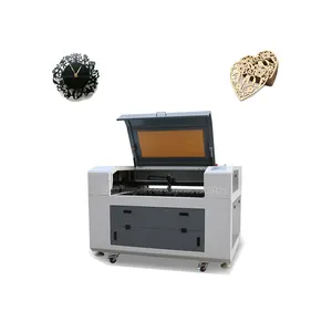 Guangzhou 9060 Laser Engraving Cutting Machines 60w 80w 100w Wood Acrylic Laser Engraver 6090 ruida 6442s front to Design