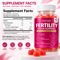 Gummies véganes pour la fertilité OEM/ODM – Soutien hormonal féminin – Complément alimentaire à marque privée pour la fertilité des femmes