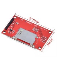 Hengshengwei 1,8 Zoll TFT LCD Modul LCD-Bildschirmmodul SPI Seriell 51 Treiber 4 IO-Treiber TFT Auflösung 128*160