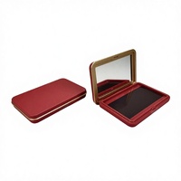 Nude XL Größe Rote Magnetische Palette Tragbar für Kosmetik ABS Kunststoff Lidschatten Highlighter Proben-Aufbewahrung Leere Dose