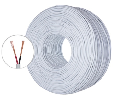 Оптовая продажа 2464 из чистой меди сырья провода 2 ядра прозрачный постоянного тока питания сырья кабель