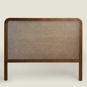 FERLY 2024 nouvel ensemble de <span class=keywords><strong>lit</strong></span> meubles de chambre à coucher en frêne massif chêne bois rotin tête de <span class=keywords><strong>lit</strong></span> panneaux muraux pour <span class=keywords><strong>lit</strong></span> King - Product Image 1