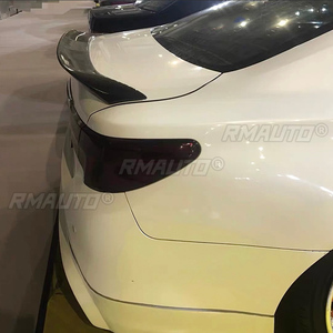 Alerón Trasero Estilo K de Fibra de Carbono/FRP Brillante para Toyota Mark X REIZ, Años 2010, 2011, 2012, 2013, 2014, 2015, 2016, 2017, Accesorios - Product Image 6