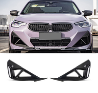 Grille de ventilation de pare-chocs avant en carbone sec pour BMW Série 2 G42 Coupé M240 M Sport 2022+ Style automobile