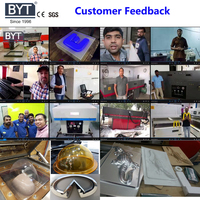 Máquina de Termoformado al Vacío Automática BYTCNC 2000*3000 para Cascos, Moldeado al Vacío Manual Grande en Plástico PS ABS PP
