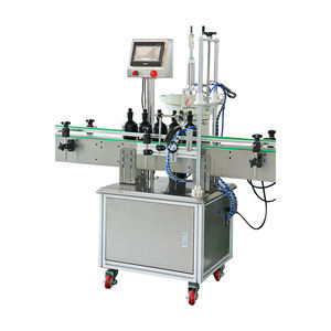 Machine de remplissage et de bouchage de liquides contrôlée par PLC pour l'industrie des spiritueux, des huiles essentielles, des parfums et des produits chimiques, ligne de production SUS 304 - Product Image 6