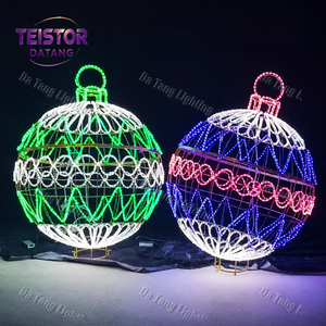 Boule de Noël LED 3D étanche IP65 pour centre commercial, place publique, jardin et parc - Product Image 2