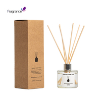 Ensemble personnalisé d'aromathérapie de senteurs de maison huile essentielle sans feu pour diffuseur de roseaux avec bâton de rotin