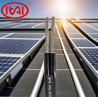 Cable Fotovoltaico Solar de 2.5-20mm2 con Aislamiento XLPO, Corriente Nominal de 16A, Cobre Estañado para Conexión de Paneles Solares Eléctricos DC