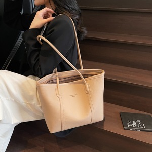 Sac fourre-tout en PU pour femme, grande capacité, sac à main en cuir, vente en gros d'usine - Product Image 3