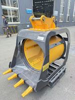 Bétonneuse rotative ORNATE 15 tonnes pour excavatrice, moteur avec garantie 1 an, fabriquée au Shandong pour la matière première, le compost et les déchets de démolition