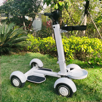Scooter de golf électrique pliable à 4 roues tout-terrain pour terrain de golf, voyage, skate, chariot de golf, scooter électrique, chariot électrique