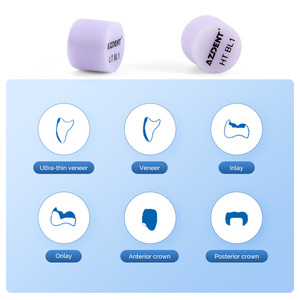 HT LT แก้วเซรามิกแท่งกดลิเธียม disilicate LT สำหรับ cad/cam 10ชิ้น - Product Image 5