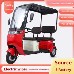 Tricycle électrique pour usage domestique, mini scooter pliable fermé pour femmes, transport de enfants, adultes, haute puissance (>1000W) - Product Image 2