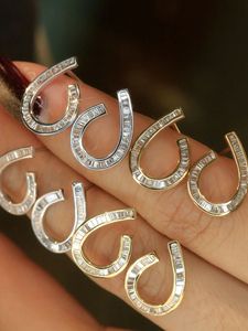 Pendientes de Diamantes Naturales de Moda Xinfly, Joyería de Boda Certificada en Oro de 18K, Regalo Elegante para Mujer, MOQ 2 Piezas - Product Image 5