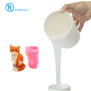 10 ShoreA <span class=keywords><strong>Platinum</strong></span> durci à deux composants en caoutchouc de silicone LIiquid Rtv sans danger pour la fabrication de moules en silicone RTV2 - Product Image 1