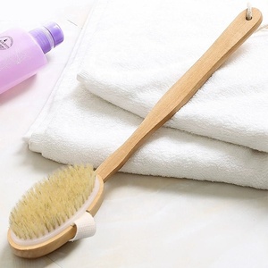 Long Handle Dry Body Brush Body <strong>Scrubber</strong> <strong>for</strong> Men Women <strong>Back</strong> <strong>Scrubber</strong> <strong>for</strong> <strong>Shower</strong> Natural Bristle Exfoliator <strong>Scrubber</strong> <strong>for</strong> Body - Product Image 2