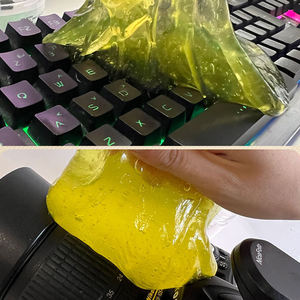 <span class=keywords><strong>Gel</strong></span> de Limpieza Mágico, Slime para Detallado de Autos, Goma Adhesiva para Ventilación de Auto, Teclado, Eliminación de Polvo del Tablero, No Tóxico y Reutilizable - Product Image 2