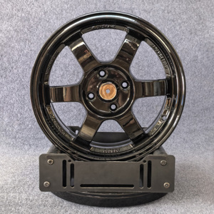 Jantes en alliage d'aluminium Hyper Black 15 pouces, adaptées à la Subaru Civic 4/100, matériau en alliage d'aluminium A356.2 - Product Image 2