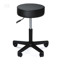 Chaise de laboratoire antistatique réglable en hauteur MS02S avec dossier, chaise de salle blanche ESD pour l'école, le tatouage, le laboratoire, la clinique, le dentiste, l'hôpital