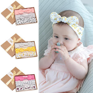 ชุดกล่องของขวัญที่คาดผมหูกระต่ายสำหรับเด็ก 3 ชิ้น/ชุด โบว์ผูกผมยืดหยุ่นสูง เครื่องประดับผมสำหรับถ่ายรูปวันเกิดเจ้าหญิงสาวน้อย - Product Image 3