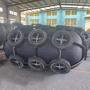 Defensas Neumáticas Inflables de Goma Tipo Red de Barco Cilíndrica Protectora de 3 Metros de Ancho - Product Image 4