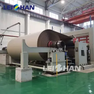30 TPD kertas pabrik proyek kertas daur ulang lini produksi Kraft Test Liner mesin pembuat kertas harga