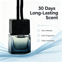 Services de personnalisation OEM, diffuseur de parfum pour voiture en verre de 8 ml, parfum longue durée, pour cadeaux d'affaires