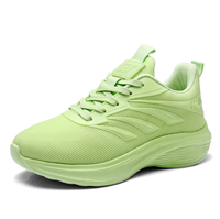 Nouvelles baskets sportives à lacets pour hommes et femmes, légères, respirantes, avec semelle extérieure en EVA, durables, pour la course et l'aérobic, collection Printemps