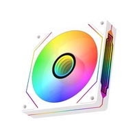 Vente en gros ARGB Ventilateur de refroidissement pour ordinateur de bureau PWM Sync ARGB Effet lumineux Haut débit d'air Ventilateur de boîtier d'ordinateur Ventilateurs de refroidissement