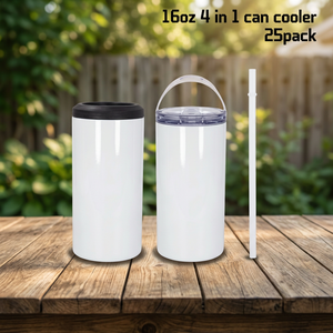 USA stock Stainless Steel Vacuum Insulated 16oz 4 in 1 Tumbler with Lid Travel Mug Double Wall Minimalist Design - Product Image 3