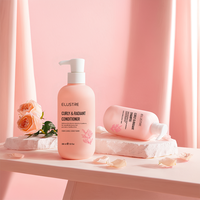 Shampooing Bouclés Nourrissant et Lissant à l'Huile de Jojoba et au Beurre de Karité, Anti-Frisottis et Réparateur pour Cheveux Abîmés, Soin des Boucles Marque Privée