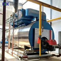 Chaudière à vapeur au gaz de 1 à 20 tonnes, système intégré, entièrement automatique, à économie d'énergie pour une production rapide de vapeur