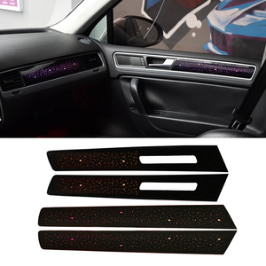 Bande lumineuse LED RGBIC en acrylique pour éclairage d'ambiance intérieur de voiture, lampe néon pour Volkswagen Touareg 2011-2018 - Product Image 1