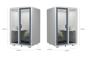 Studio d'enregistrement moderne, salle acoustique insonorisée, espace de réunion pour l'enregistrement en direct, <span class=keywords><strong>cabine</strong></span> insonorisée, <span class=keywords><strong>cabine</strong></span> d'enregistrement - Product Image 3