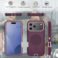 Étui de protection robuste avec aimant puissant pour support de voiture, cadre de caméra surélevé et découpe précise pour iPhone 18 17 16 Pro Max